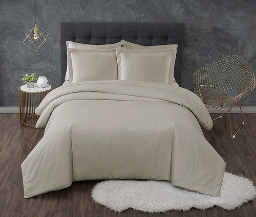 Truly Calm Antimicrobial 3 Piece Duvet Set, Full/Queen by Vanessa Jane