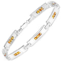 Genuine Yellow Sapphire Tennis Bracelet by Fine Color Jewels