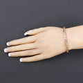 8.25 Ct Princess Yellow Citrine Channel Sterling Silver Inline Tennis Bracelet by Fine Color Jewels
