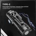 2-Pack: USB Rechargeable Mini LED Tactical Flashlight by DailySale