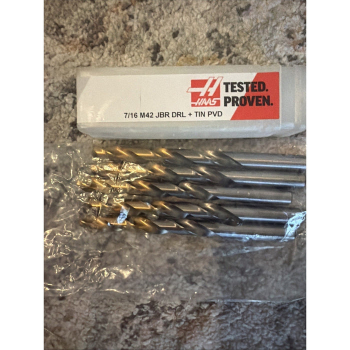 Haas Drill Bits 03-0364 TiN Coated Jobber Drills – Set of 5 by Price Is Right Miami