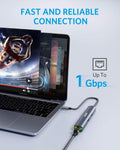 Anker <b>543</b> USB-C Hub (6-in-1, Slim) by Anker