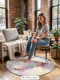 Jill Zarin™ Downtown Nolita 8 Round Multicolor Area Rug by Vanessa Jane