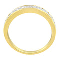 14KT Yellow Gold Diamond Channel Band Ring (1 cttw, H-I Color, SI2-I1 Clarity) by Bids.com