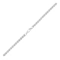 Sterling Silver Rhodium Plated Mariner Chain 5.6mm by Bids.com