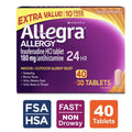 Allegra 24HR Allergy Relief, 180mg, 40 Tablets by Price Is Right Miami