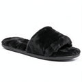 I.n.c. Womens Faux-Fur Slide Slippers, Size M-7/8 by Vanessa Jane
