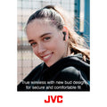 IN STOCK! JVC HA-A8TB In-Ear True Wireless Stereo Bluetooth® Earbuds with Microphone and Charging Case (Black) by Silarius