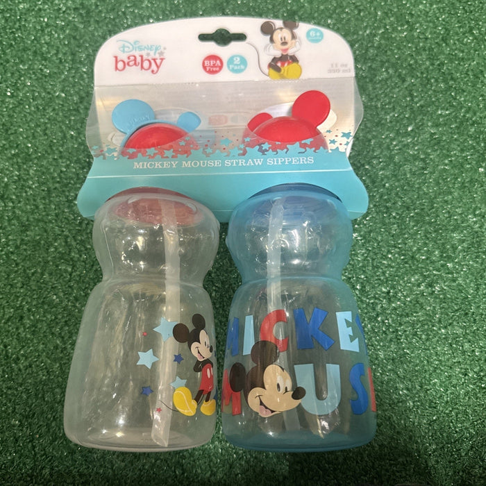 Disney Mickey Mouse Sippy Cups, 2 Pack, Blue (Boys) by Price Is Right Miami