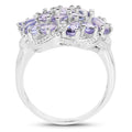 3.35 Carat Genuine Tanzanite .925 Sterling Silver Ring by Bids.com