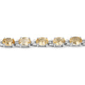 9.03 Carat Genuine Citrine .925 Sterling Silver Bracelet by Bids.com
