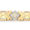 0.98 Carat Genuine White Diamond .925 Sterling Silver Bracelet by Bids.com
