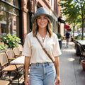 BCBGeneration Tweeded Cloche by Vanessa Jane