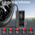 Tire Inflator Portable Air Compressor – Cordless 150PSI Pump with 10000mAh Battery for Car, Bike, Motorcycle, and Ball by DailySale