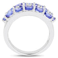 2.72 Carat Genuine Tanzanite .925 Sterling Silver Ring by Bids.com