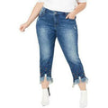 I-n-c Womens Rainbow Jewel Skinny Fit Jeans - 22W/ Distressed by Vanessa Jane