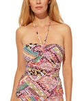 Bleu Rod Beattie Beachy Keen Bandeau Tankini Top, Size 8 by Vanessa Jane