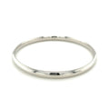 Classic Bangle in 14k White Gold (5.0mm) by Bids.com
