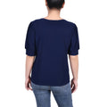 NY Collection Women S Short Sleeve Balloon Sleeve Top with Hardware by Vanessa Jane