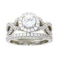 Cubic Zirconium CZ SS Bridal Sterling Silver by Bids.com