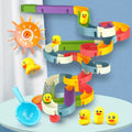 Baby Bath Toys DIY Marble Race Run Assembling Track by DailySale