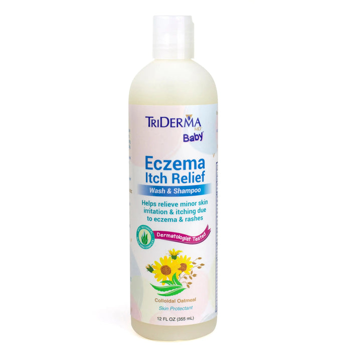 Baby Eczema Itch Relief Wash & Shampoo by TriDerma MD