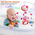 Baby Musical Crib Bed Bell Rotating Mobile Star Projection by DailySale