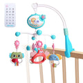 Baby Musical Crib Bed Bell Rotating Mobile Star Projection by DailySale