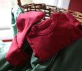baby pajamas | scarlet red by Finn + Emma