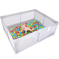 Baby Playpen with Anti-Suction Base Zipper Door by DailySale