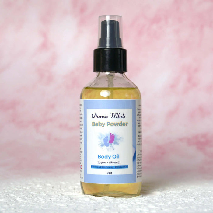 Baby Powder Body Oil by Duma Mbili LLC