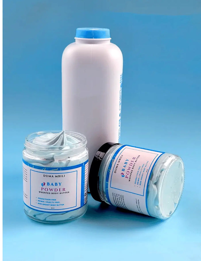 Baby Powder Whipped Body Butter by Duma Mbili LLC