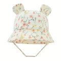 Baby Summer Beach Adjustable Bucket Cute Cotton Hat with Ears by DailySale
