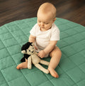 Organic Play Mat | Round | Basil Green by Finn + Emma