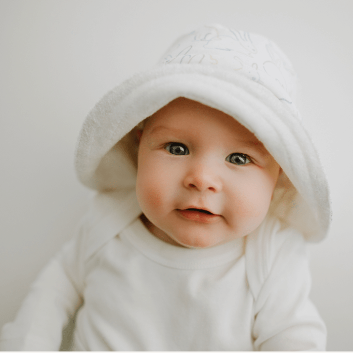 reversible bucket hat | bunnies by Finn + Emma