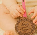 wood stroller toy | love mom by Finn + Emma