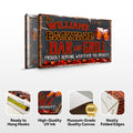 Backyard Bar And Grill Sign VII by Tailored Canvases