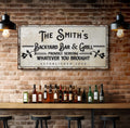 Backyard Bar & Grill Sign by Tailored Canvases