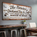 Backyard Bar & Grill Sign II by Tailored Canvases
