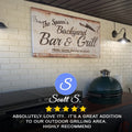 Backyard Bar & Grill Sign II by Tailored Canvases