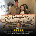 Backyard Bar & Grill Sign II by Tailored Canvases