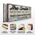 Backyard Bar & Grill Sign XX by Tailored Canvases