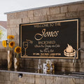 Backyard Sign by Tailored Canvases