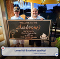 Backyard Sign by Tailored Canvases