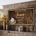 Backyard Sign II by Tailored Canvases
