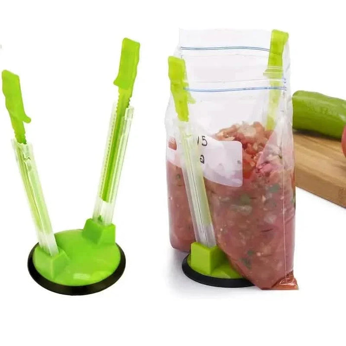 Baggy Rack Holder Plastic Bag for Food Prep by DailySale