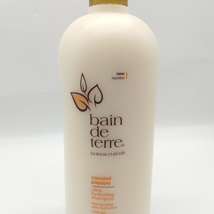 Bain de Terre Coconut Papaya Ultra Hydrating Shampoo Argan and Monoi Oil 33.8 oz