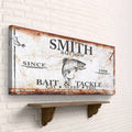 Bait and Tackle Sign by Tailored Canvases