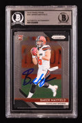 Baker Mayfield Signed 2018 Panini Prizm #201 RC (BGS) by Price Is Right Miami