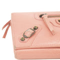 Balenciaga Pink Leather Continental Long Wallet #3691 by Bolt Boutique